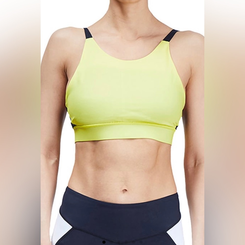 NWT Urban Savage Mccarren Sports Bra in Citrus & Black Size M